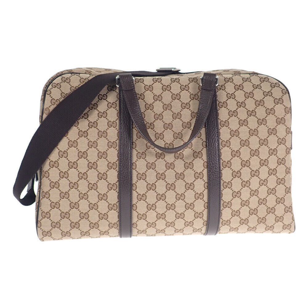 Authentic Gucci GG Canvas Boston Duffle Bag - Picture 2 of 11